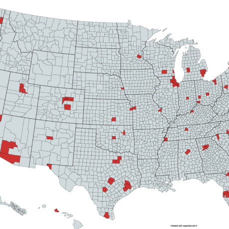 146 Most Populous Counties in the United States