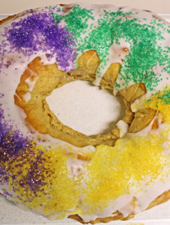 King cake Mardi Gras