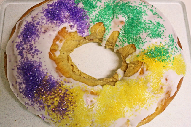 King cake Mardi Gras