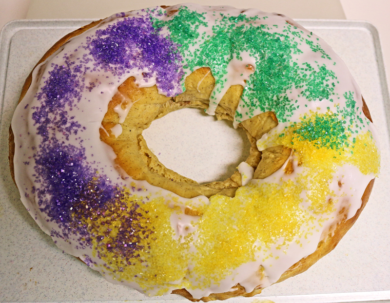 King cake Mardi Gras