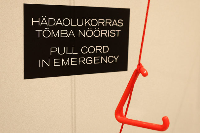red emergency cord hotel