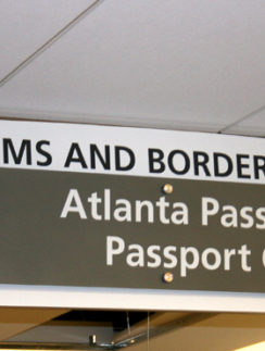 Customs and Border Protection passport control Atlanta