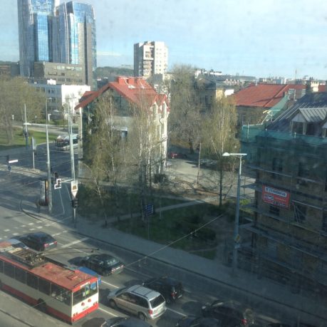 Vilnius from Holiday Inn hotel room