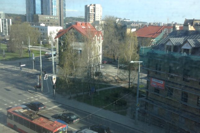 Vilnius from Holiday Inn hotel room