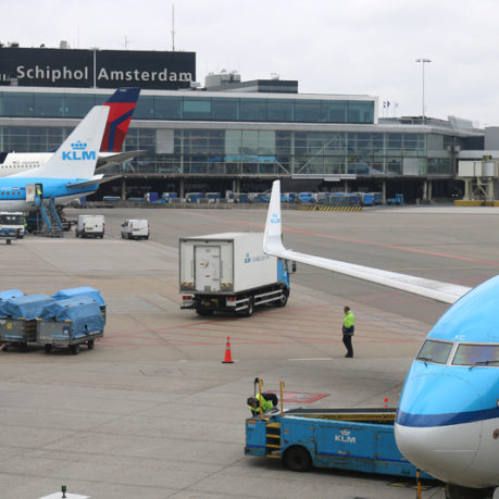 KLM Atlanta to Amsterdam Schiphol airport