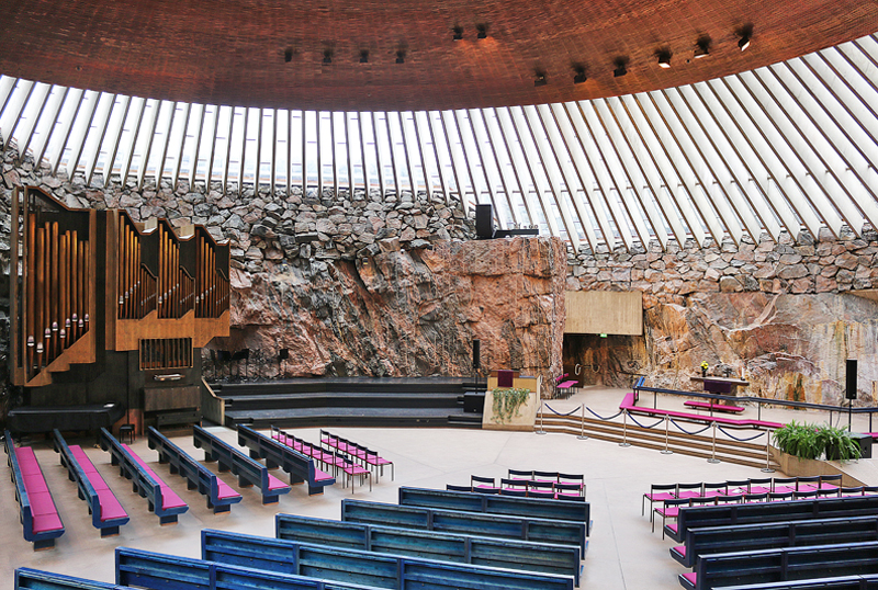 Temppeliaukio Church or Church of the Rock Helsinki