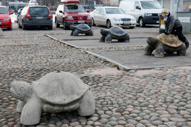 Concrete Turtles in Helsinki