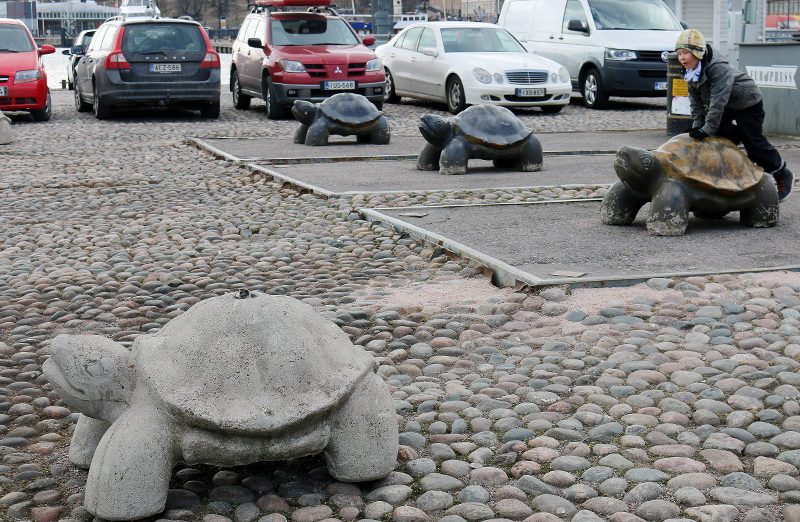 Concrete Turtles in Helsinki