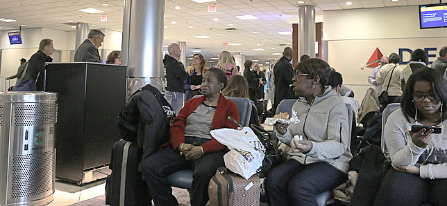 Delta Air Lines gate in Atlanta