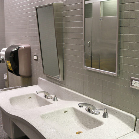 faucet and soap dispenser