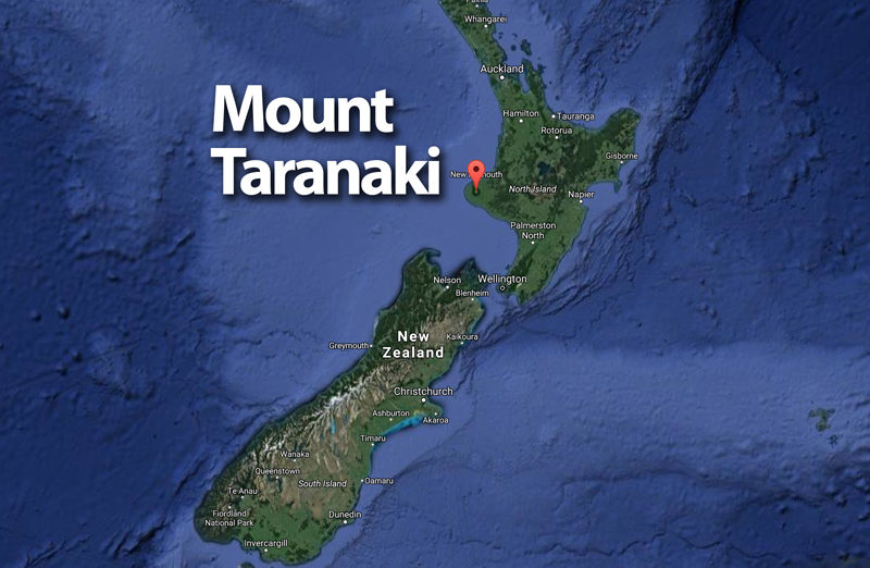 Mount Taranaki Map