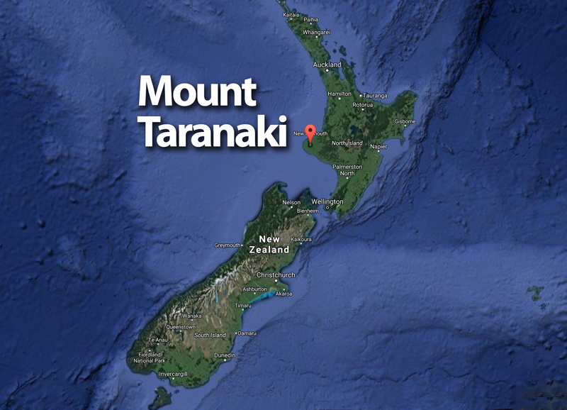 Mount Taranaki Map