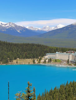 Lake Louise from above