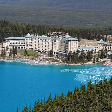 Lake Louise from above — Fairmont