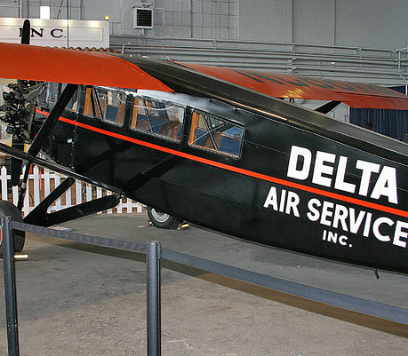TravelAir 6B Sedan airplane Delta Air Lines