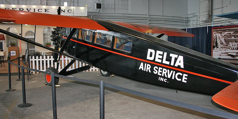 TravelAir 6B Sedan airplane Delta Air Lines
