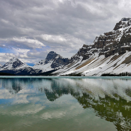 Bow Lake and Bow Glacier