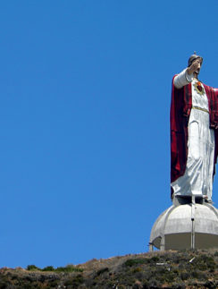 Religious statue in Mexico