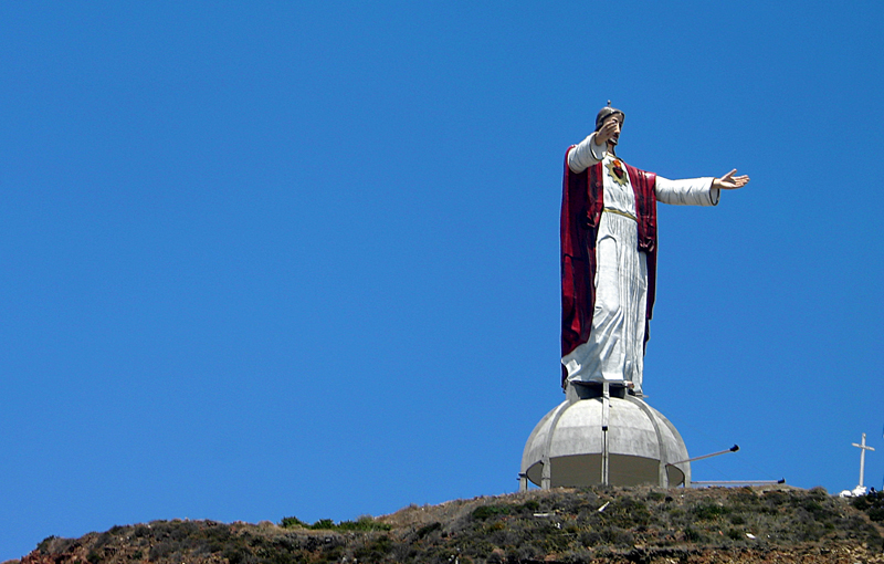 Religious statue in Mexico