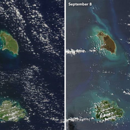Barbuda satellite images
