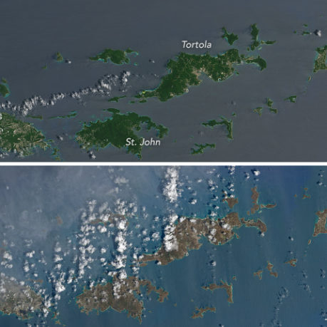 Virgin Islands satellite images