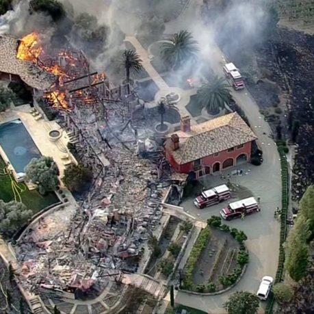 Hilton Sonoma Wine Country hotel burned