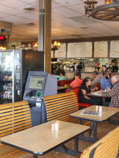 Green chile stew Frontier Restaurant New Mexico