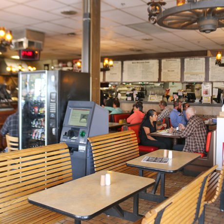 Green chile stew Frontier Restaurant New Mexico