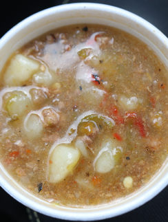 Green chile stew New Mexico