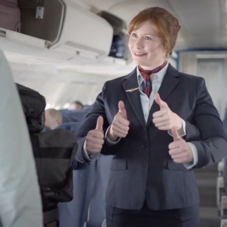 Baggage advertising campaign