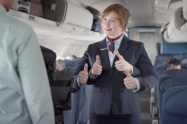 Baggage advertising campaign