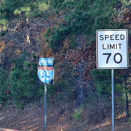 Speed Limit 70 highway