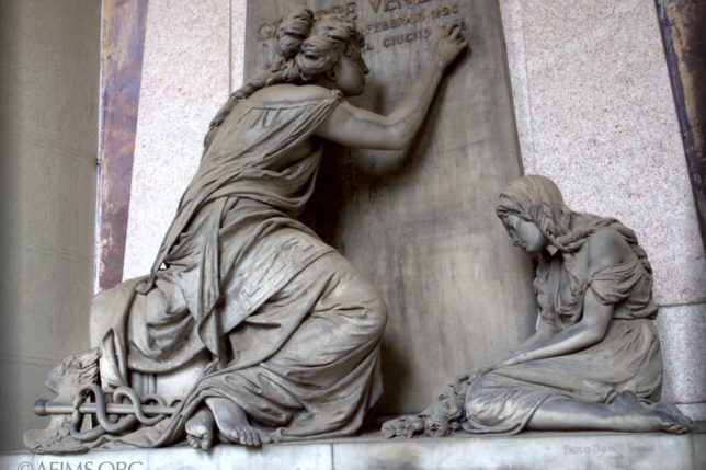 Venzano Memorial, 1880