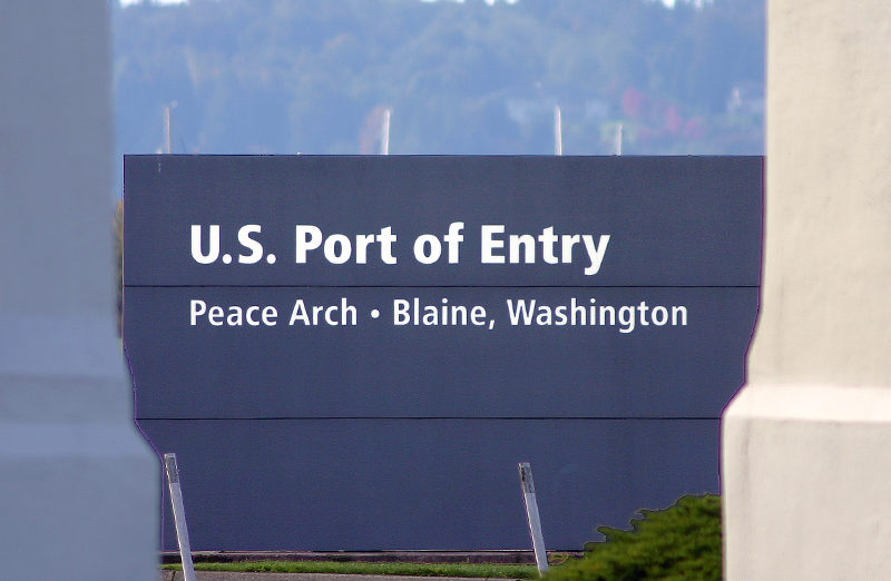 United States Port of Entry Blaine