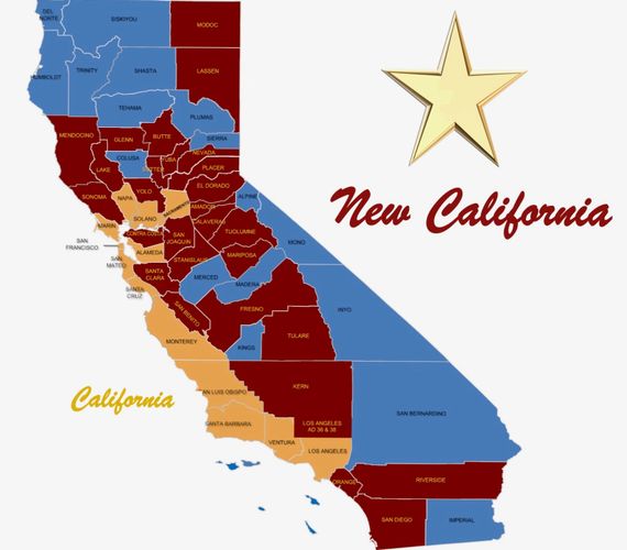map new California