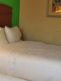 hotel bed