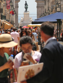 Cafés proprietor tourist area