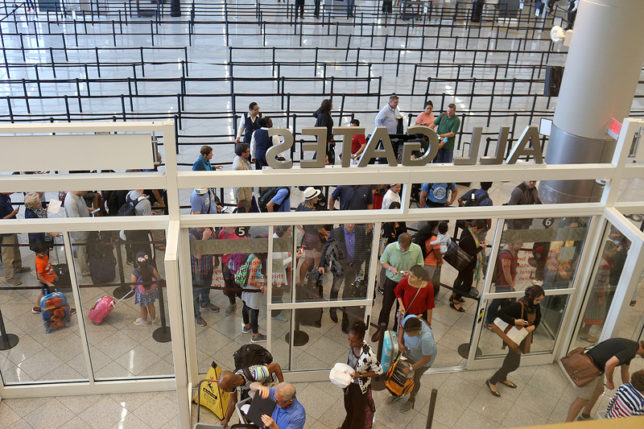 airport security checkpoint