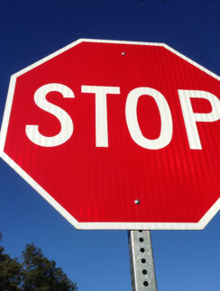 stop sign