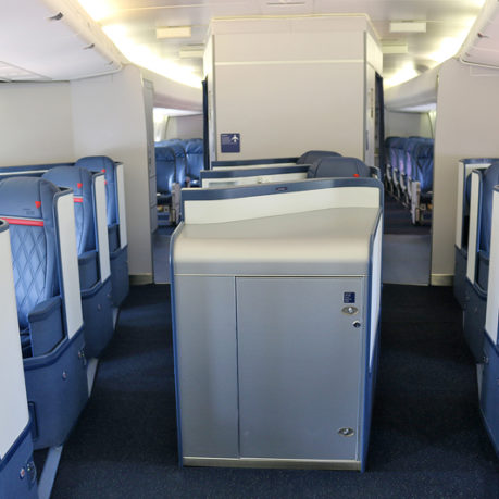 Delta Air Lines Delta One business class Boeing 747-400