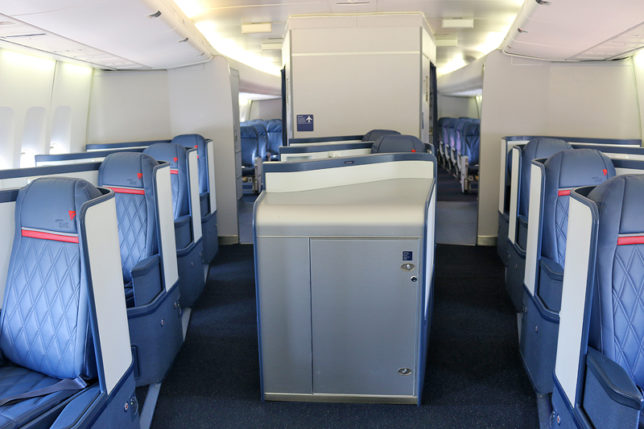 Delta Air Lines Delta One business class Boeing 747-400