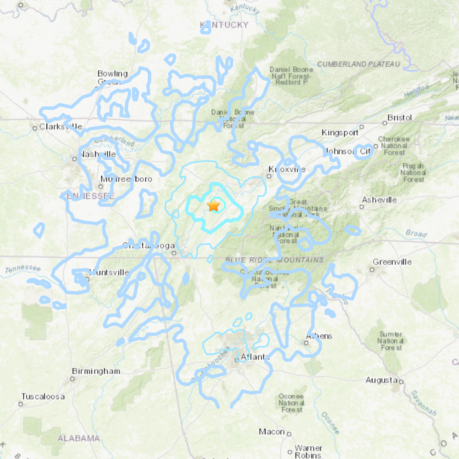 Decatur Tennessee earthquake