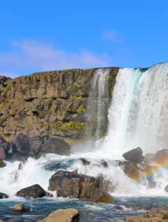 Öxaráfoss Þingvellir National Park Iceland