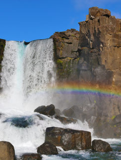Öxaráfoss Þingvellir National Park Iceland