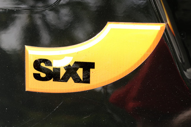 SIXT rental car Citroën