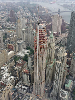 Lower Manhattan from World Trade Center New York