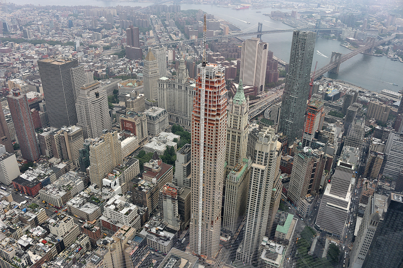 Lower Manhattan from World Trade Center