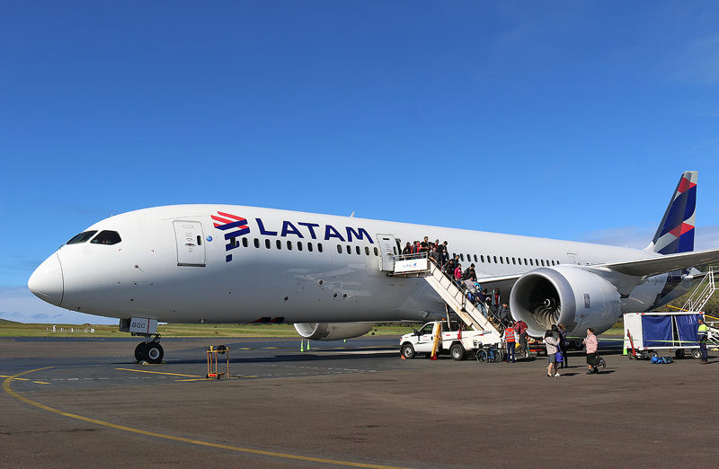 LATAM Boeing 787 Dreamliner airplane