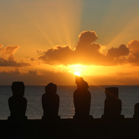 Easter Island sunset
