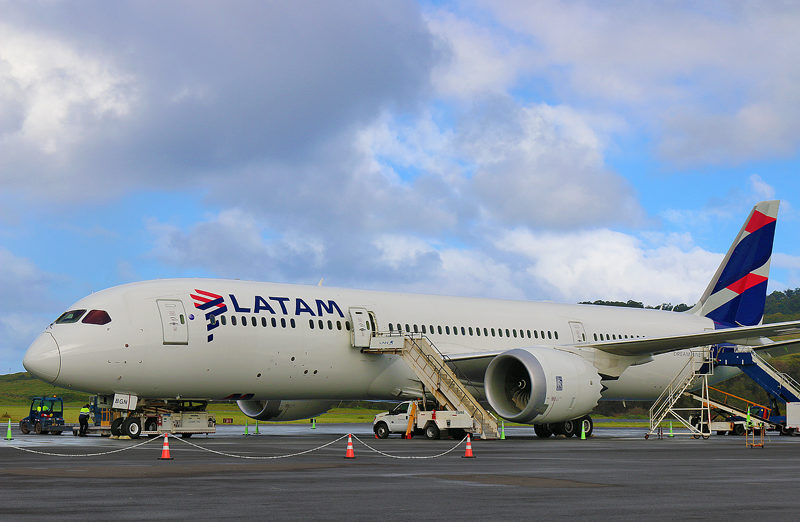 LATAM Boeing 787 Dreamliner airplane